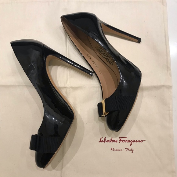 Salvatore Ferragamo Shoes - Black Pimpa - Salvatore Ferragano Pump
